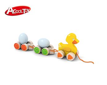 木制拖拉鴨子 (貨號:AC6661)